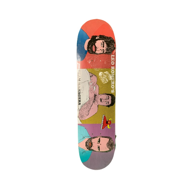 Toy Machine Leo Romero Team Managers 7.75″ Classic Skateboard Deck