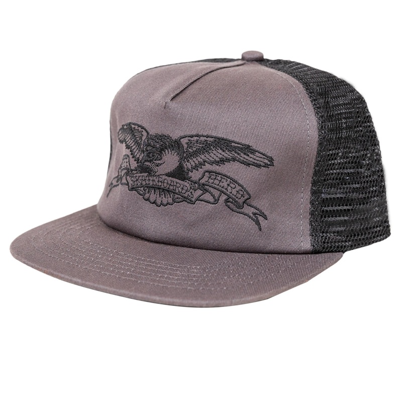 ANTIHERO BASIC EAGLE SNAPBACK CHARCOAL/BLACK