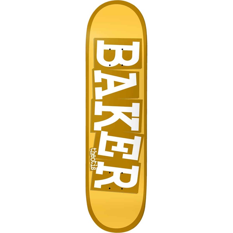 BAKER THEOTIS BEASLEY RIBBON NAME YELLLOW B2 DECK (8.38″) 8.38″