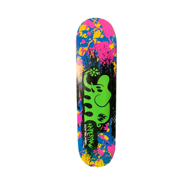 Black Label Jake Rakestraw Splatter Elephant 8.25″ Classic Skateboard Deck