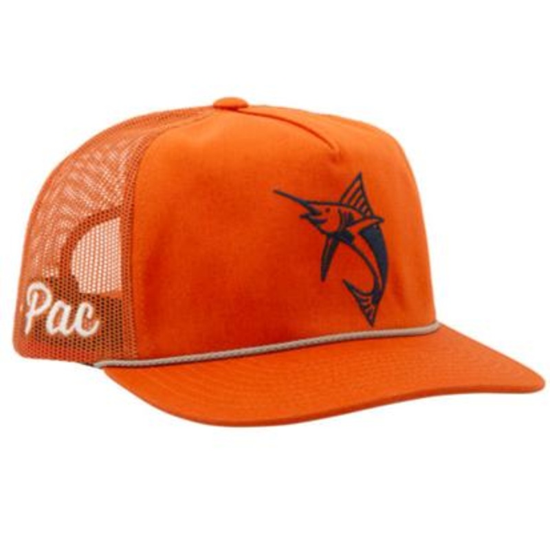 DARK SEAS HODGEN TRUCKER HAT SAFETY ORANGE