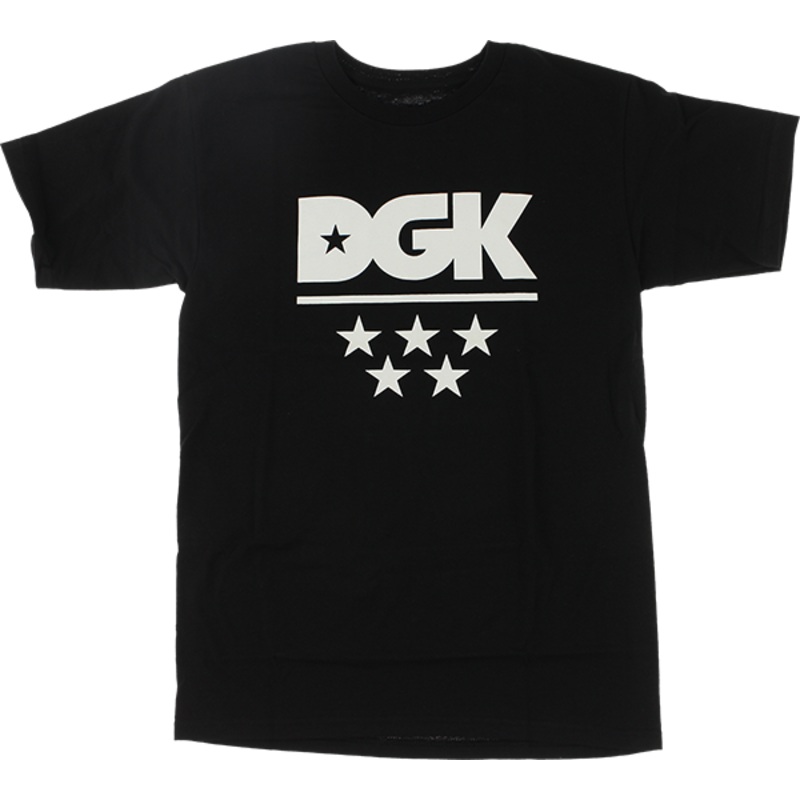 DGK ALL STAR SS BLACK/WHT S