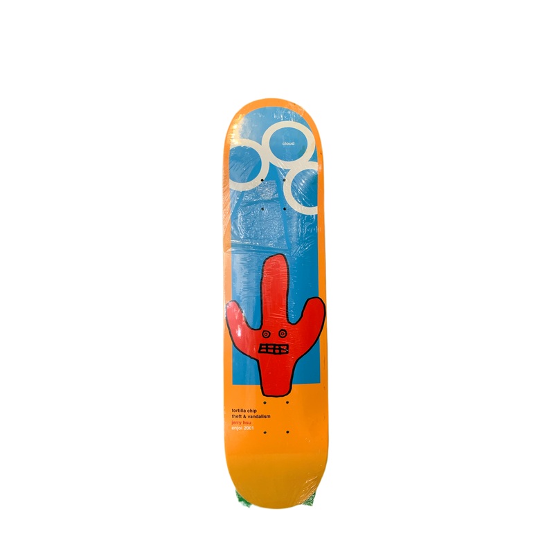 Enjoi Jerry Hsu Tortilla Chip Theft & Vandalism 2001 7.75″ Classic Skateboard Deck