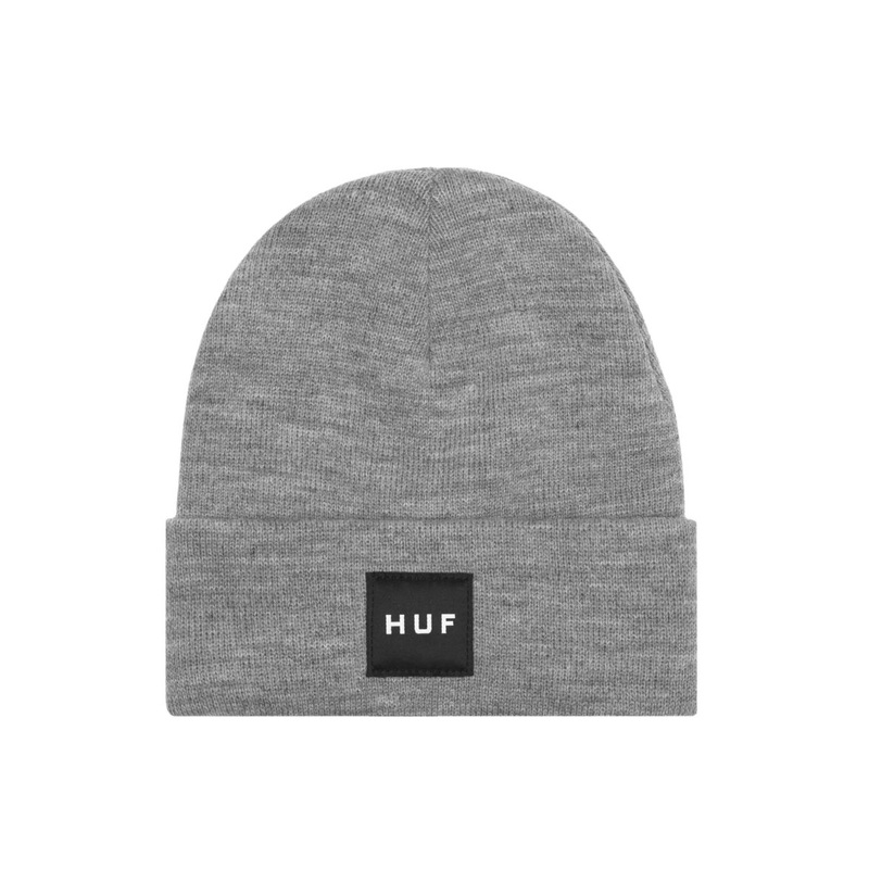 HUF BOX LOGO BEANIE GREY HEATHER