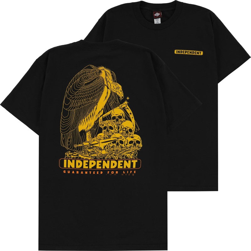 INDEPENDENT T-SHIRT GFL BONEYARD BLACK SMALL