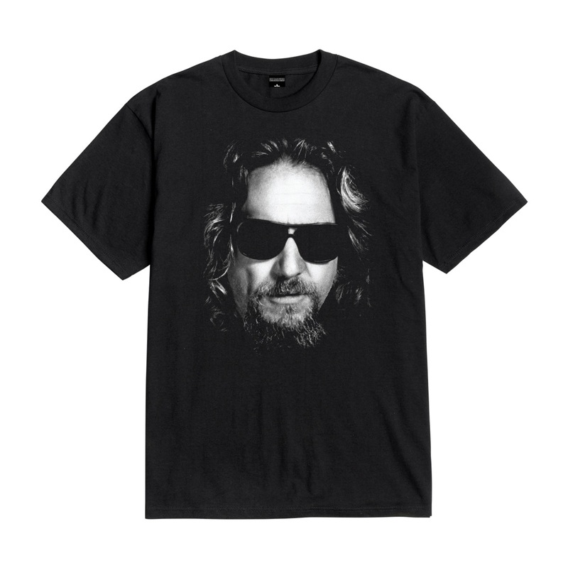 LOSER MACHINE X THE BIG LEBOWSKI THE DUDE TEE BLACK SMALL
