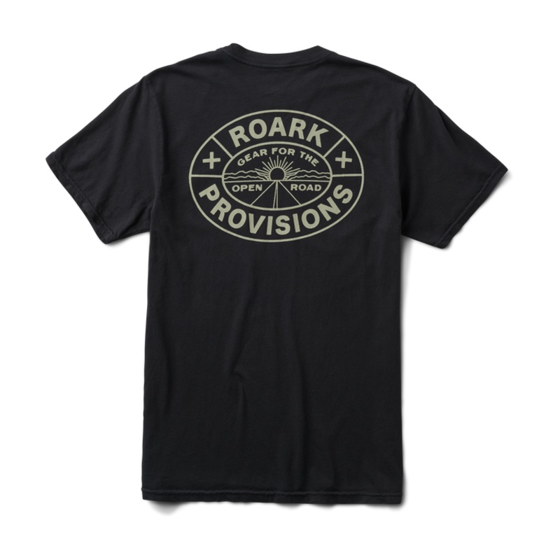 ROARK PROVISIONS PREMIUM TEE BLACK MEDIUM