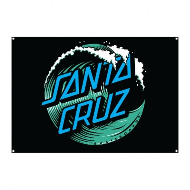 SANTA CRUZ FLAG BANNER WAVE DOT 32″ X 46″