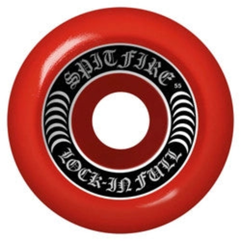 SPITFIRE WHEELS FORMULA FOUR LOCK-IN FULL RED 99D (55MM) 55MM