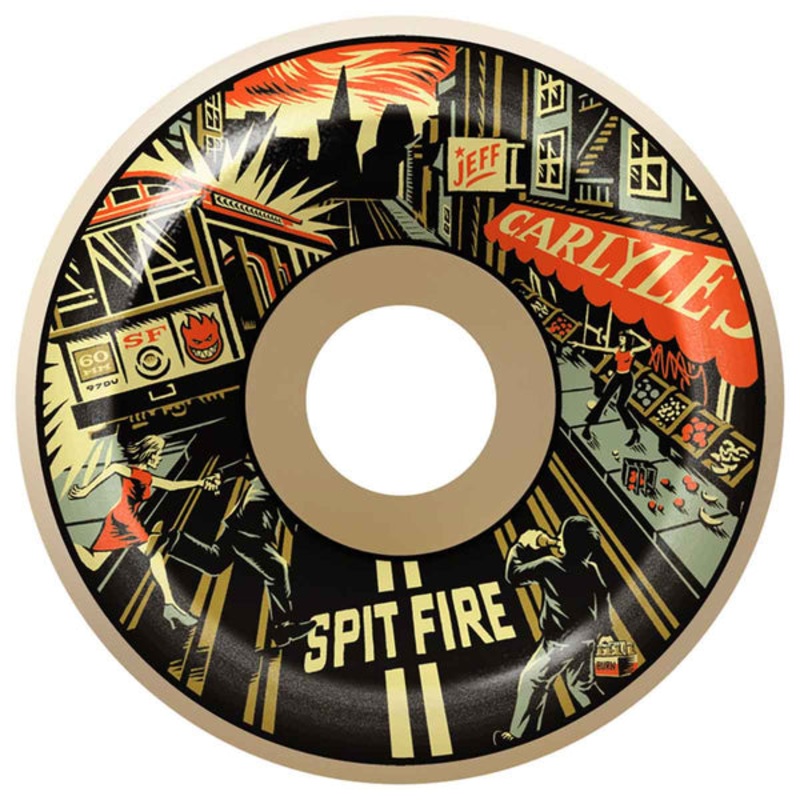 SPITFIRE WHEELS JEFF CARLYLE FORMULA FOUR CONICAL FULL 99A (58MM/60MM) 58MM