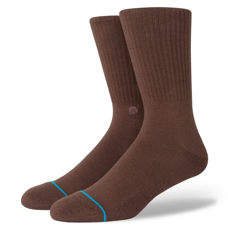 STANCE SOCKS ICON BROWN MEDIUM