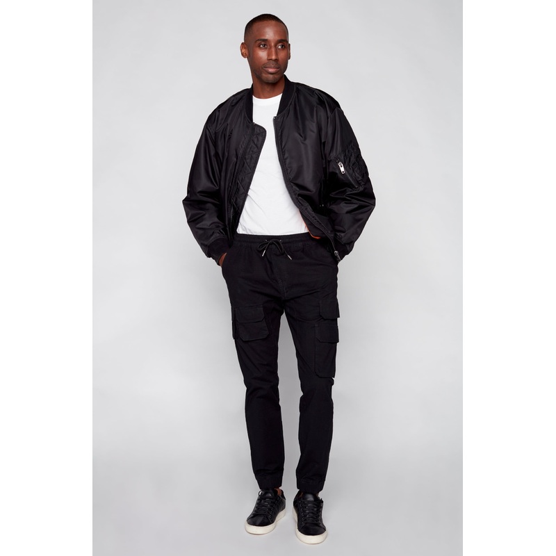 VAN – Multi Cargo Pocket Ripstop Jogger – Black 28-xs