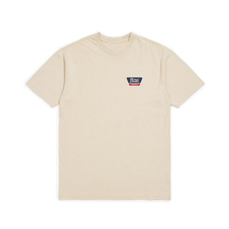 BRIXTON LINWOOD S/S STT – VANILLA MED