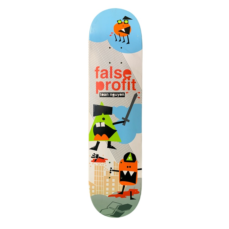 False Profit Toan Nguyen Cartoons 7.75″ Classic Skateboard Deck