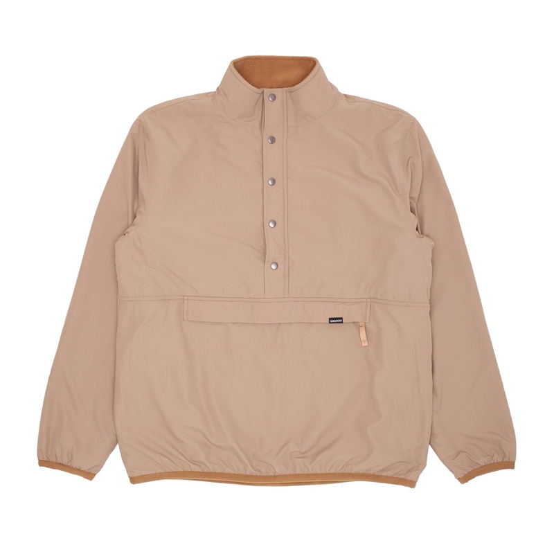 GX1000 Reversible Polar Fleece Jacket M Tan
