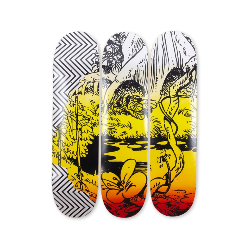 Jaguar Parade (Zigzag/jungle series), Hand-signed