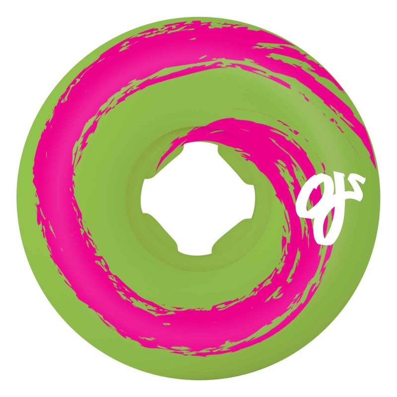 OJ WHEELS SWAMP BERRIES PINK/GREEN SWIRL 99A (45MM) 45MM