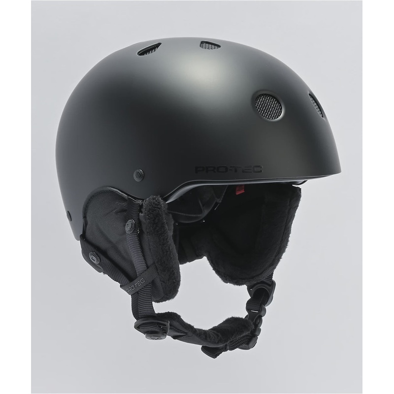 Pro-Tec Classic Jr. Certified Snow Helmet – Stealth Black Y/S