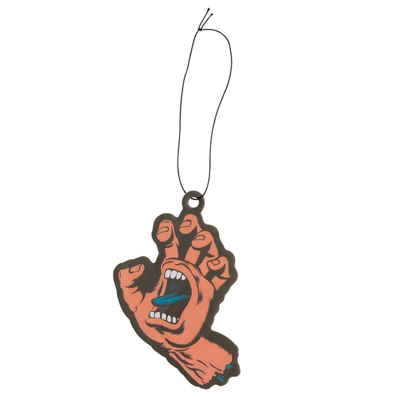 SANTA CRUZ AIR FRESHENER SCREAMING HAND BRIGHT ORANGE