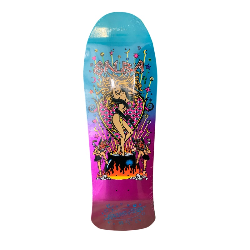 Santa Cruz Salba Witch Doctor Metallic Fade 10.4″ Reissue Classic Skateboard Deck