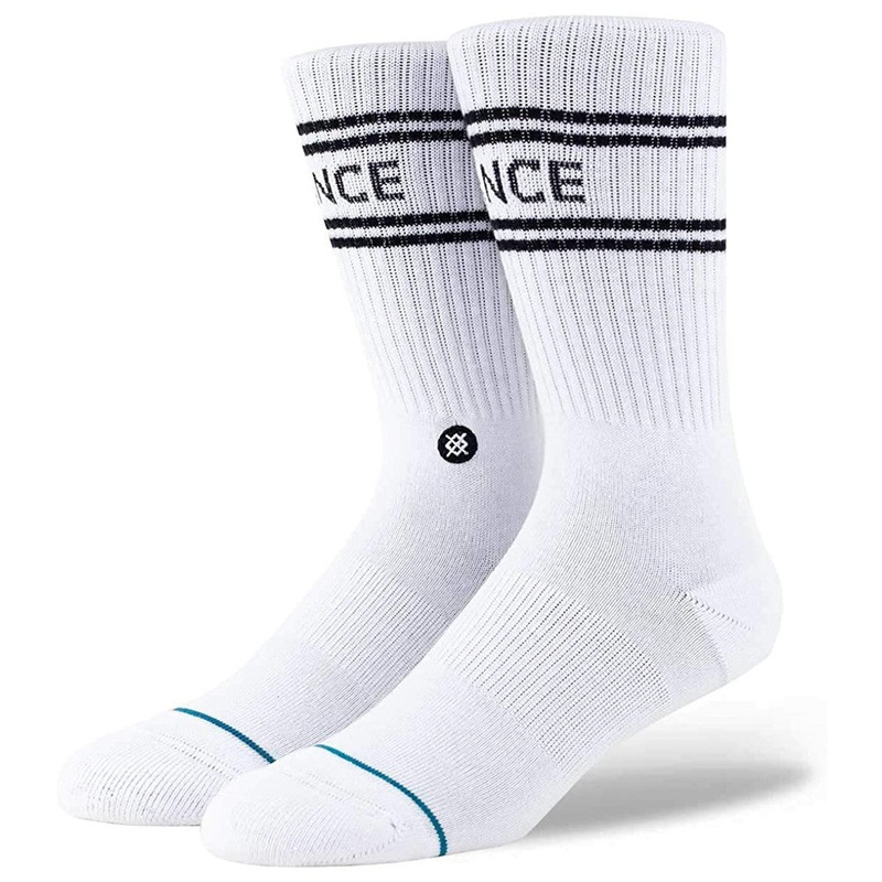 STANCE SOCKS BASIC CREW 3 PACK WHITE SMALL