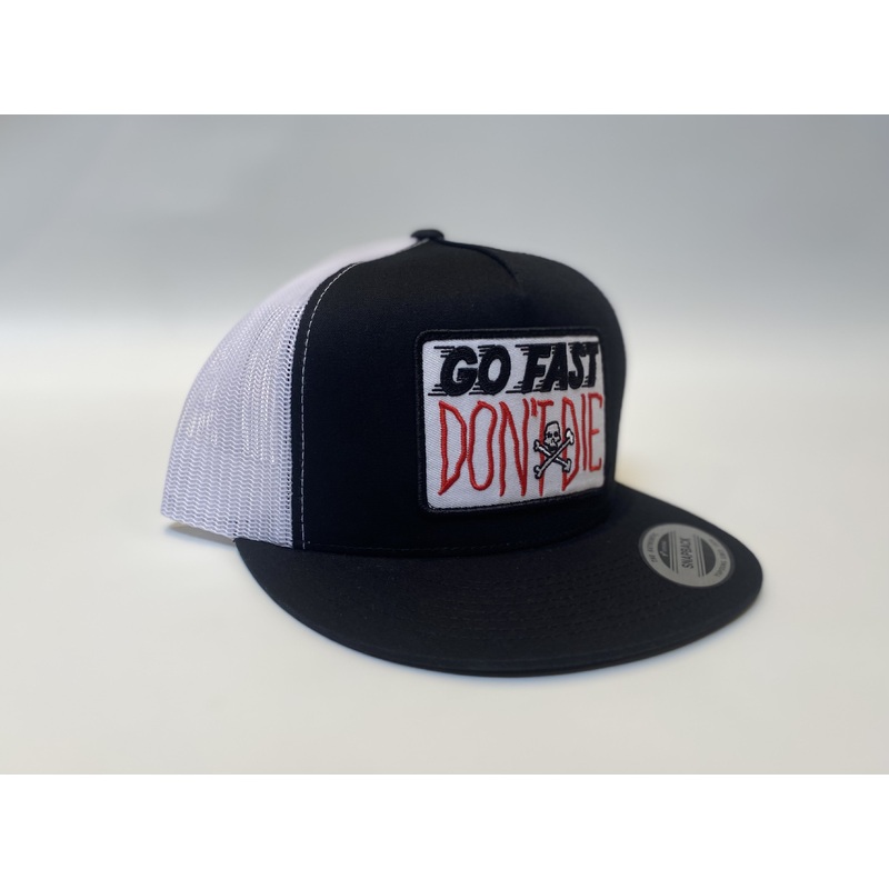 SwineJ Go Fast Don’t Die Big Trucker Cap Black