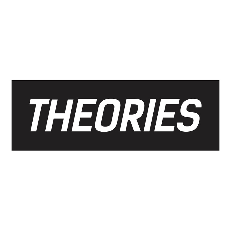 Theories Stamp Logo Sticker Pack 6 x 2.17 (10 Stickers)