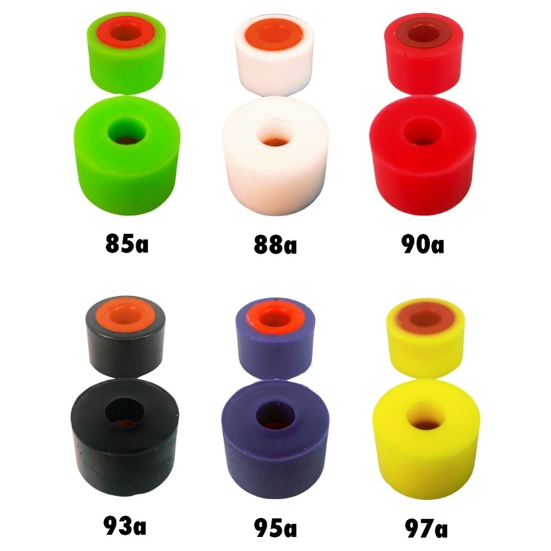 Bones: Hardcore Barrel Longboard Bushings 85a Green