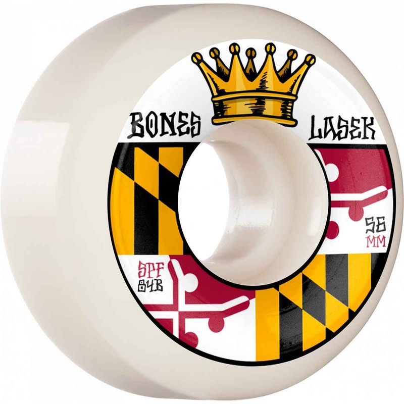 BONES SPF WHEELS LASEK STATE CREST P5 104A (56MM/58MM) 56MM