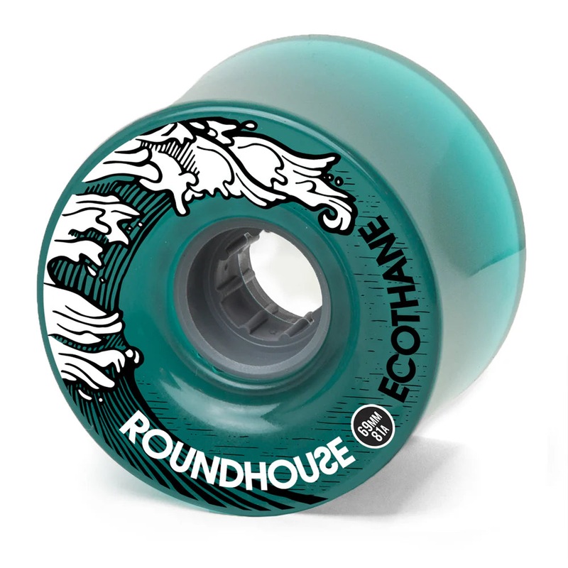 Carver Roundhouse Eco-Con Wheels 69mm 81a – Aqua (Set of 4)