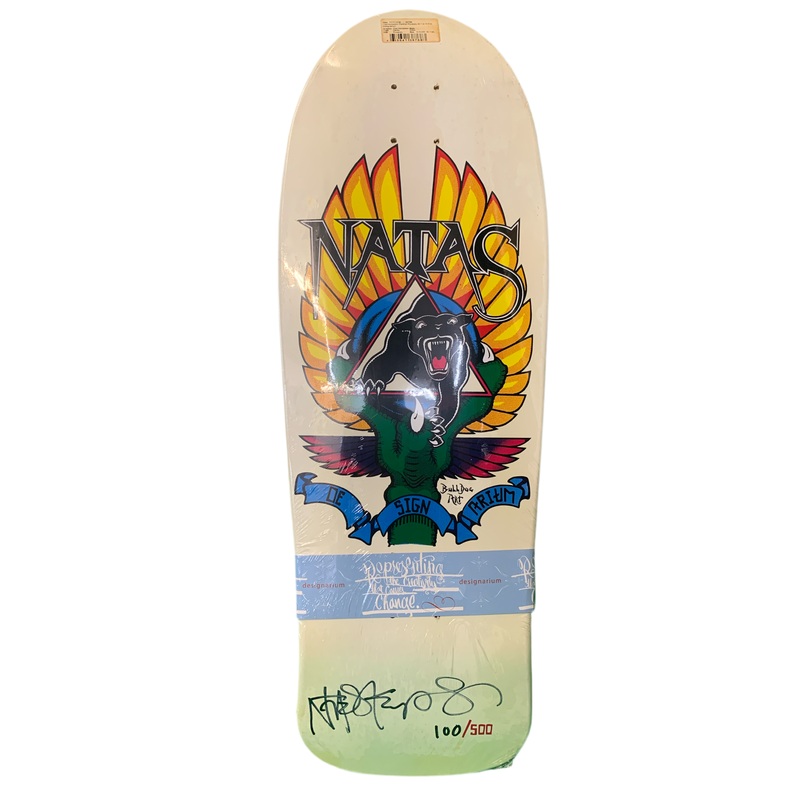 Designarium Natas Wes Humpston Panther Powerply Signed 100/150 10.5″Classic Skateboard Deck