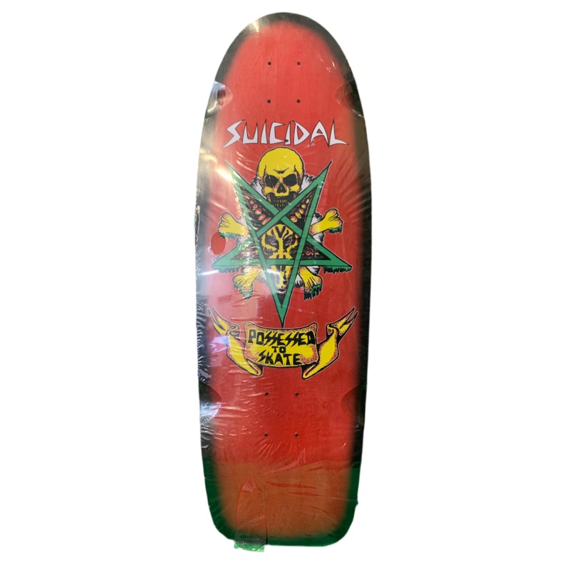 Dogtown X Suicidal Possessed to Skate Pool Shape Reissue Classic Skateboard Deck