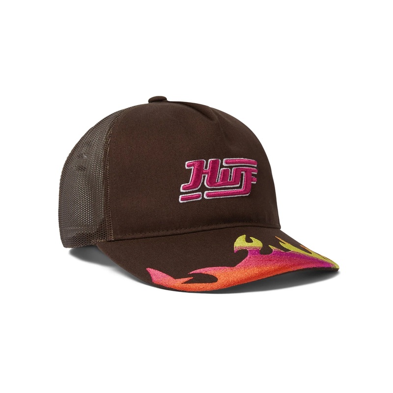 Huff Exhuast Trucker Hat Bison