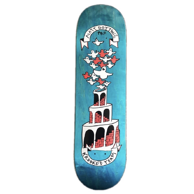 KROOKED DECK – MATT GOTTWIG KEEP SEKRET (8.25″) 8.25″