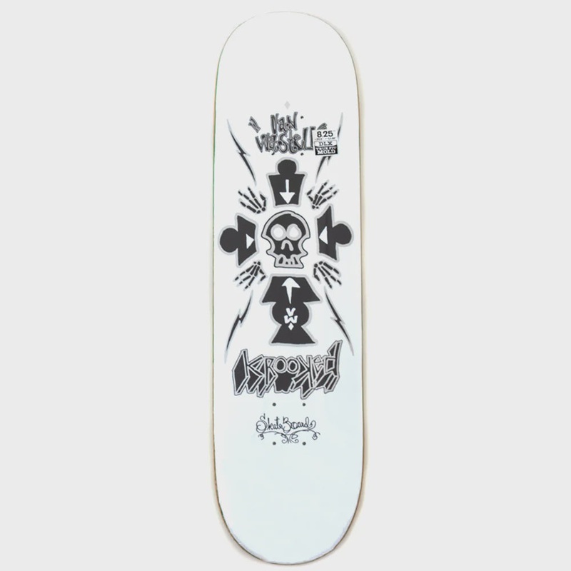 Krooked Wastell Redux True Fit Deck – White 8.25″