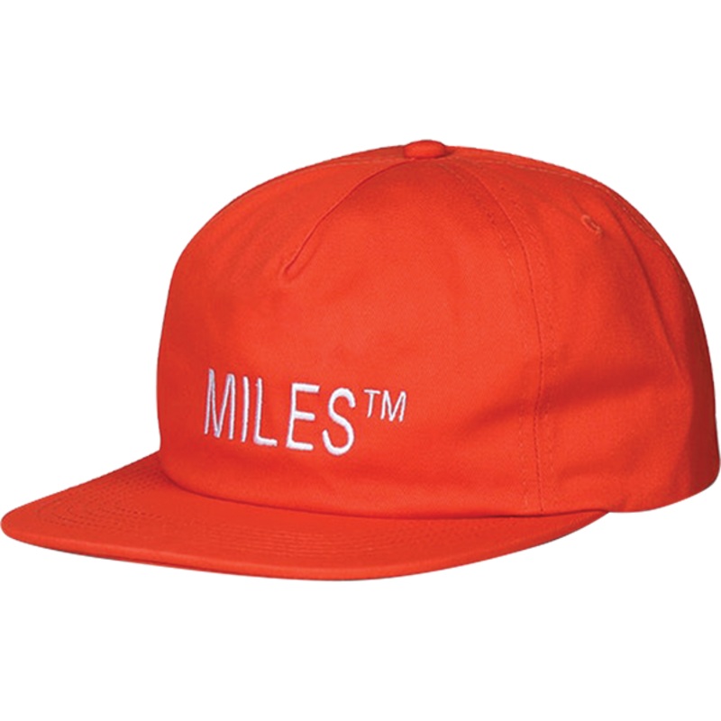 MILES LOGO HIT HAT ADJ-SAFETY ORANGE