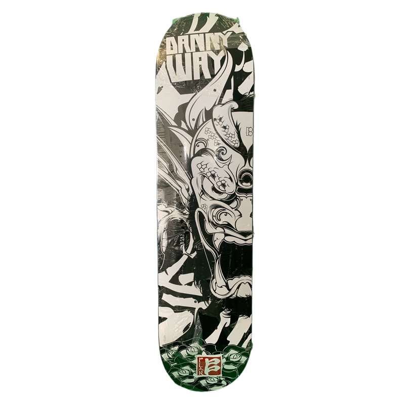 Plan B 2007 Danny Way Samurai Face 7.6″ Classic Skateboard Deck