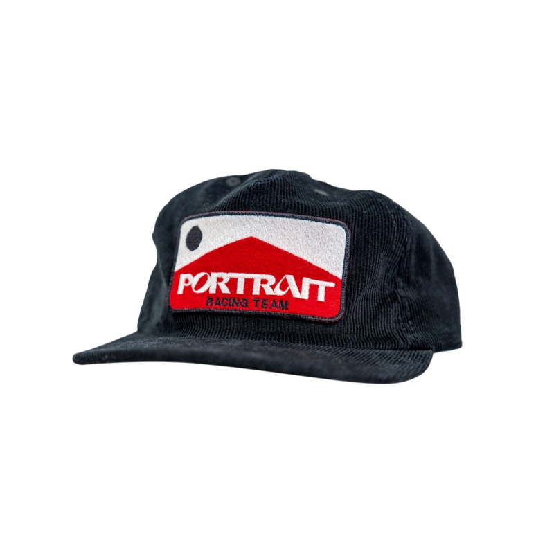 Portrait Ltd. – Racing Hat – Black Corduroy