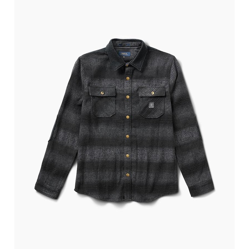 ROARK NORDSMAN WOVEN FLANNEL BLACK MED