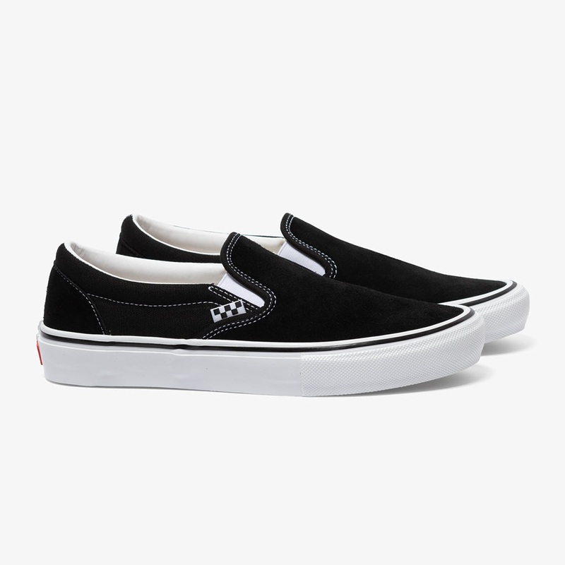 Skate Slip On (Black/White) 5