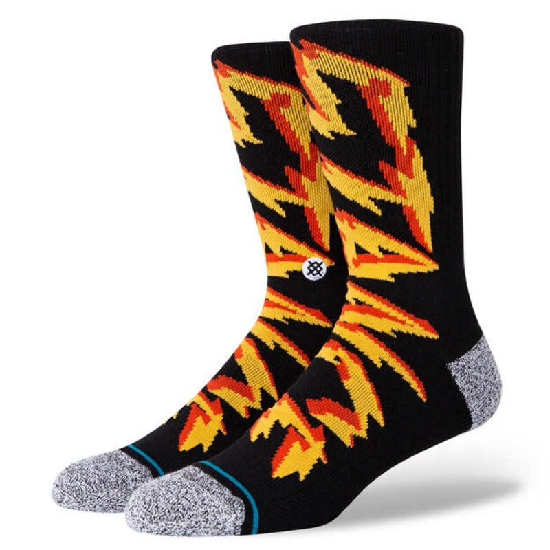 Stance Electrified Crew Socks – Black S