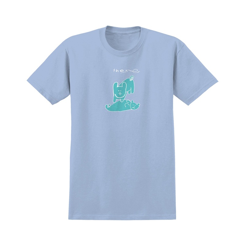 There My Pet T-Shirt S Powder Blue/White