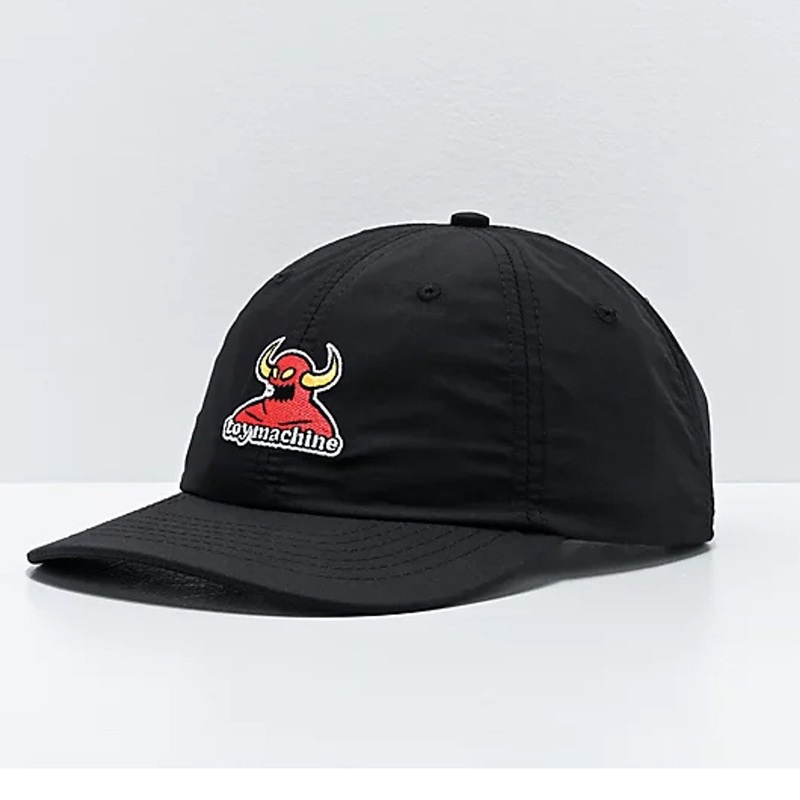 TOY MACHINE MONSTER STRAPBACK UNSTRUCTURED BLACK
