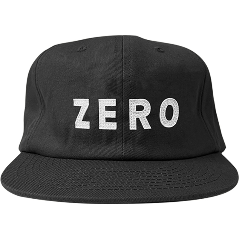 ZERO ARMY APPLIQUE HAT ADJ-BLACK/WHT