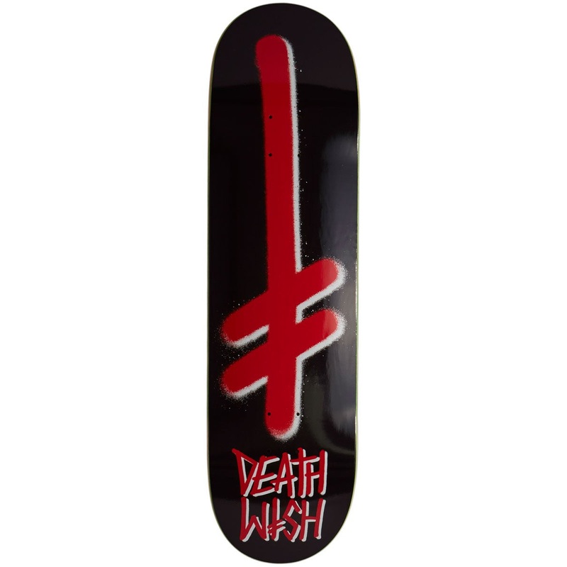 DEATHWISH GANG LOGO BLK/RED DECK (8″) 8″