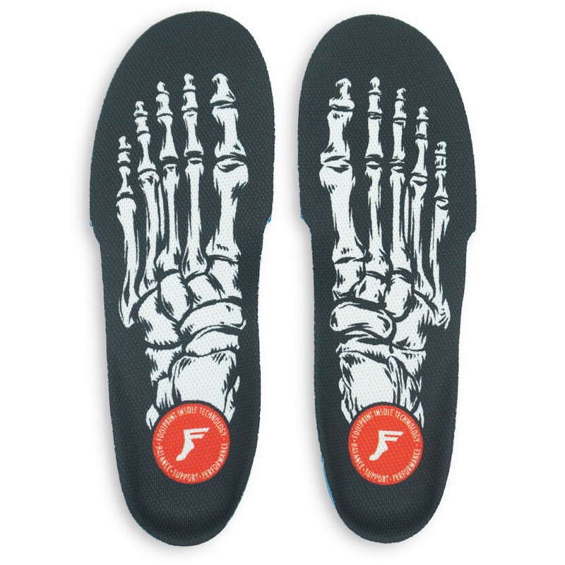 FP INSOLES KING FOAM ORTHOTIC FLUID X SKELETON BLACK 9+