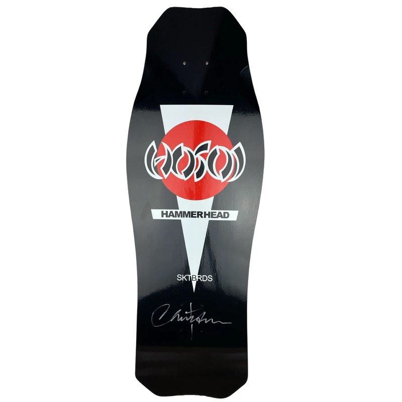 Hosoi O.G. Hammerhead Signed Skateboard Deck – 10.5 Black