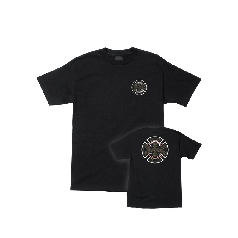 INDY T-SHIRT CAB FLOURISH BLACK MED