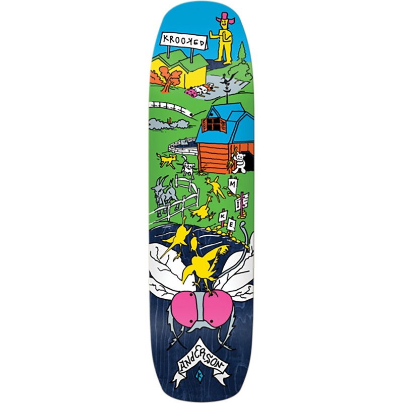 Krooked Anderson The Yard Skateboard Deck – 8.5″