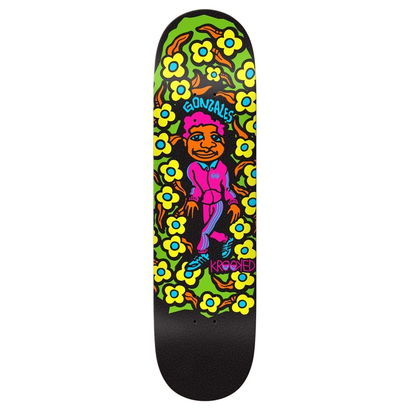 KROOKED DECK – GONZALES SWEATPANTS BLACKLIGHT (8.5″) 8.5″